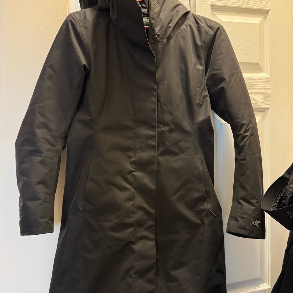 Arc'teryx Black Hooded Coat